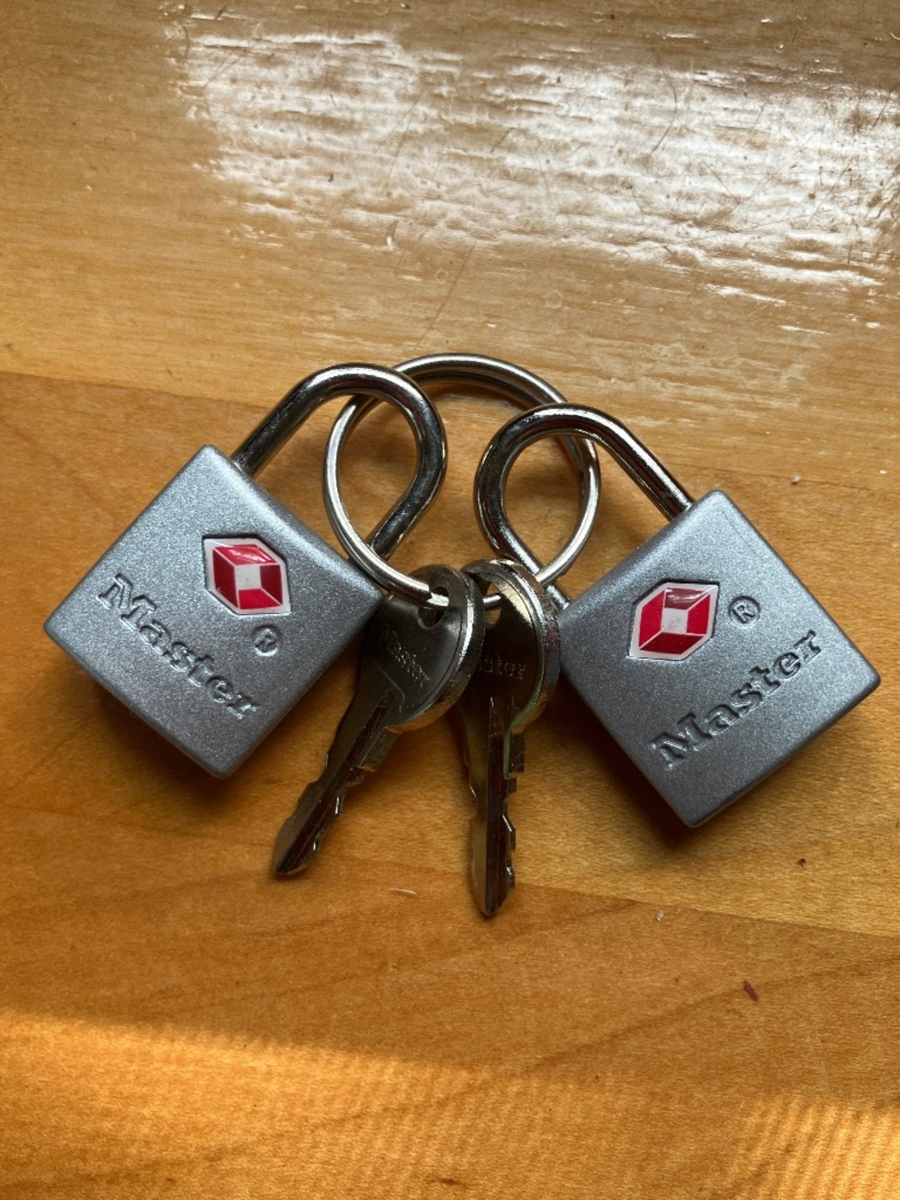 Master Lock 2-Pack Padlocks Silver with Keys – Brand New